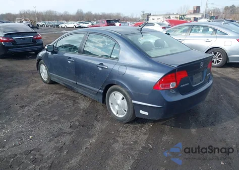 2006 Honda Civic Hybrid z USA, uszkodzony, nr VIN JHMFA36226S019565